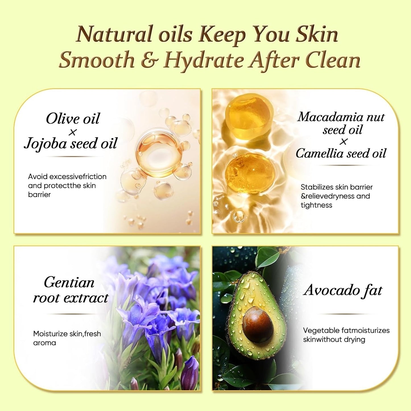Golden Brick Cleansing Balm - Gentle Makeup Remover For Face Eyes Lips Deep Cleanse Nourishes Sensitive Skin
