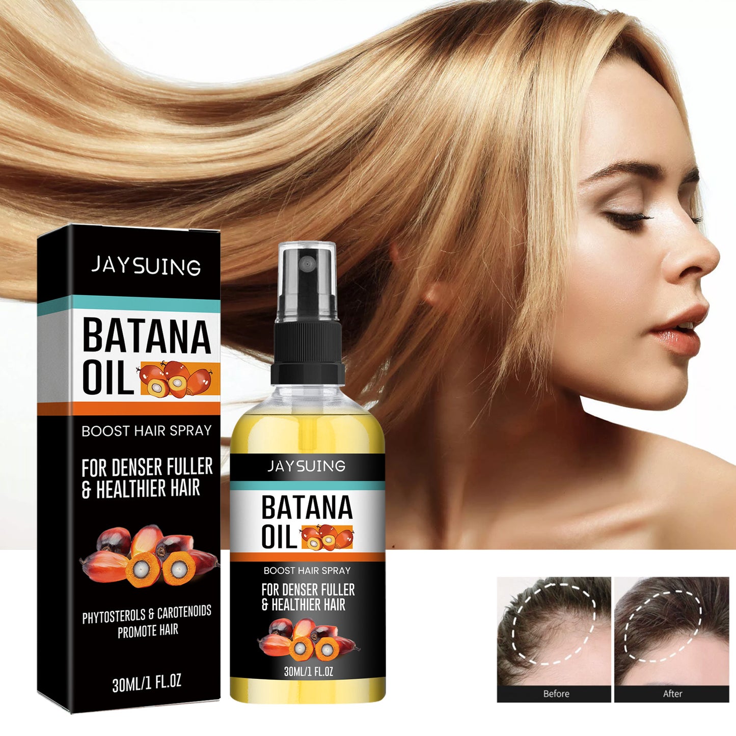 Dense Hair Spray Deeply Moisturizes Scalp