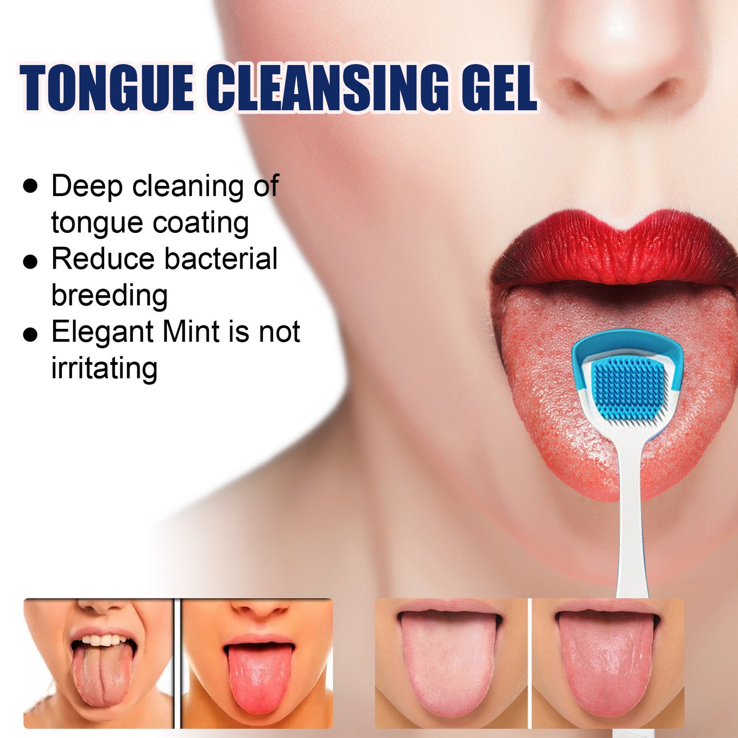 Oral Cleaning And Care Odor Removal Gel With Brush